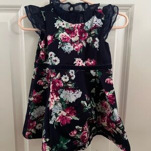 Janie and Jack Pink and White Ruffled A-line Sundress